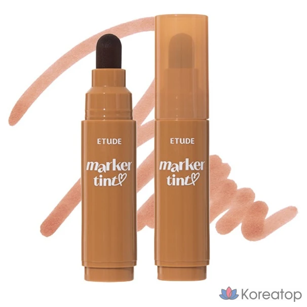 Маркеры Etude House Dear Darling, оттенок мокко, 12 шт.