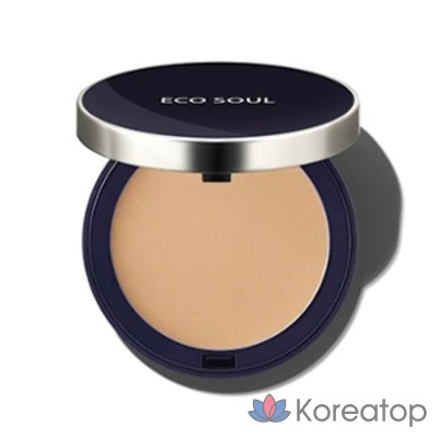 [The Saem] Eco Soul Perfect Cover Pact, № 23, натуральный бежевый, 1 шт.