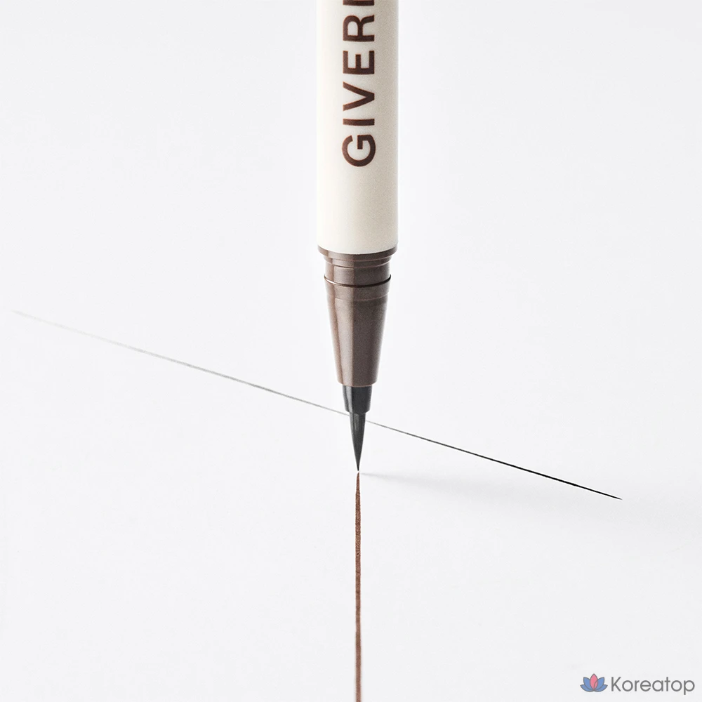 Подводка для глаз Giverny Close-Fitting Brush Liner, 0,6 г, 03, коричневый, 1 шт., фото 6