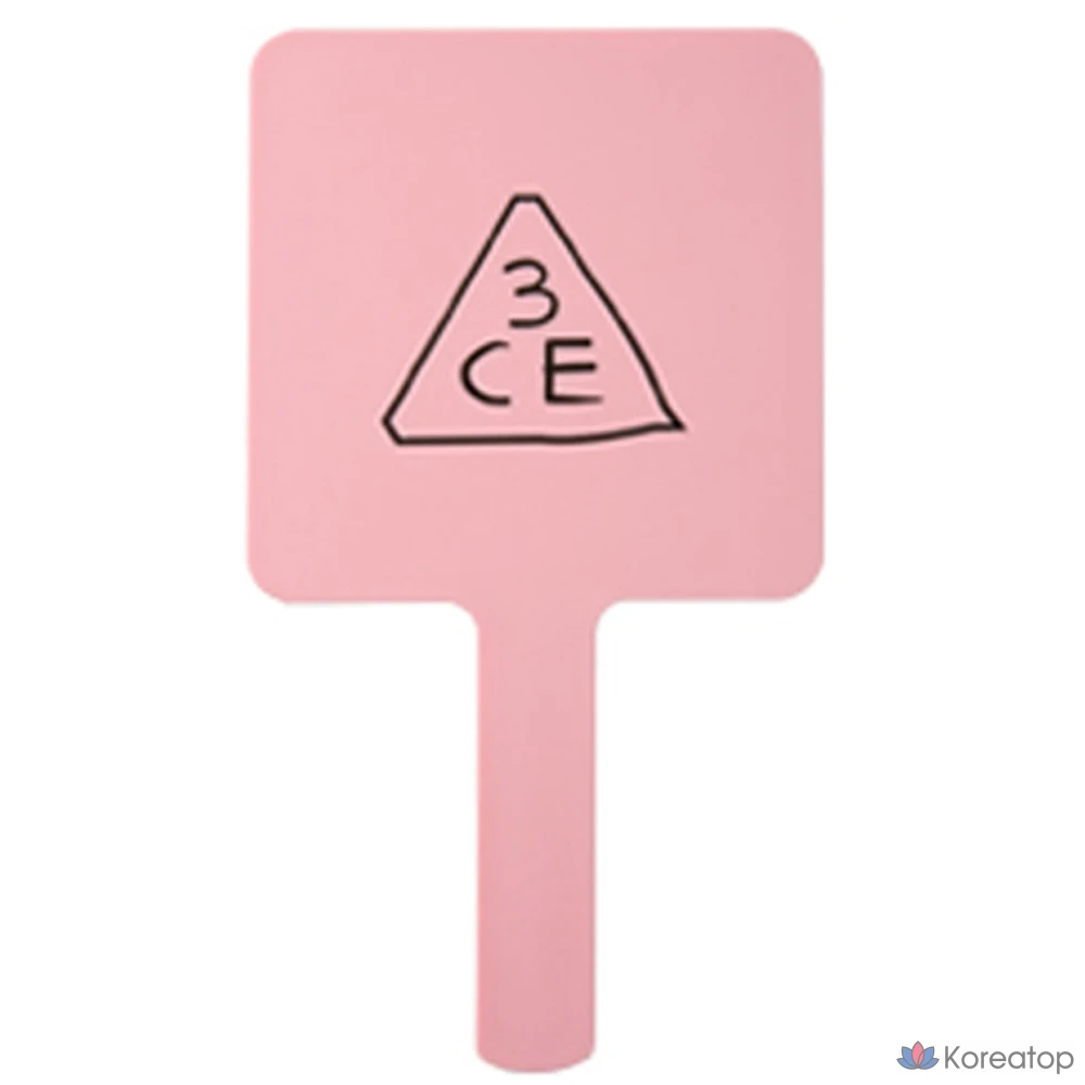Миниатюрное квадратное ручное зеркало 3CE, #PinkRumor, 1 шт.