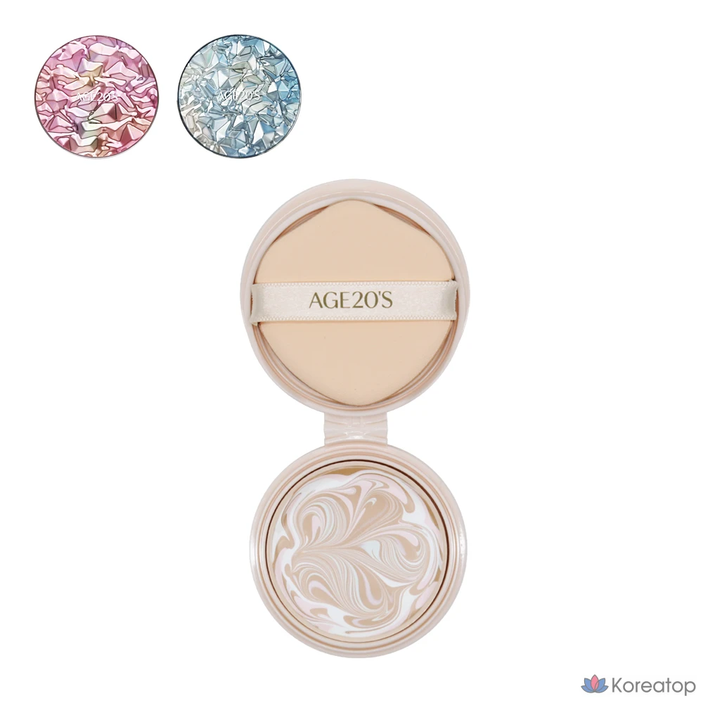 Сменный блок тонального крема Age20s Essence Cover Pact Aura 14 г (SPF50+), 1 шт., Aura № 23.