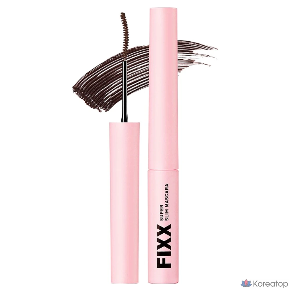 Тушь для ресниц So Natural Super Fix Slim Mascara, 2,8 г, 1 шт., оттенок 02 темно-коричневый