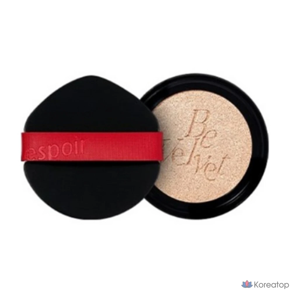 Сменный блок тонального крема Espoir Bevelvet Cover New Class Cushion Foundation, 13 г, № 21, цвет слоновой кости (Ivory), 1 шт.