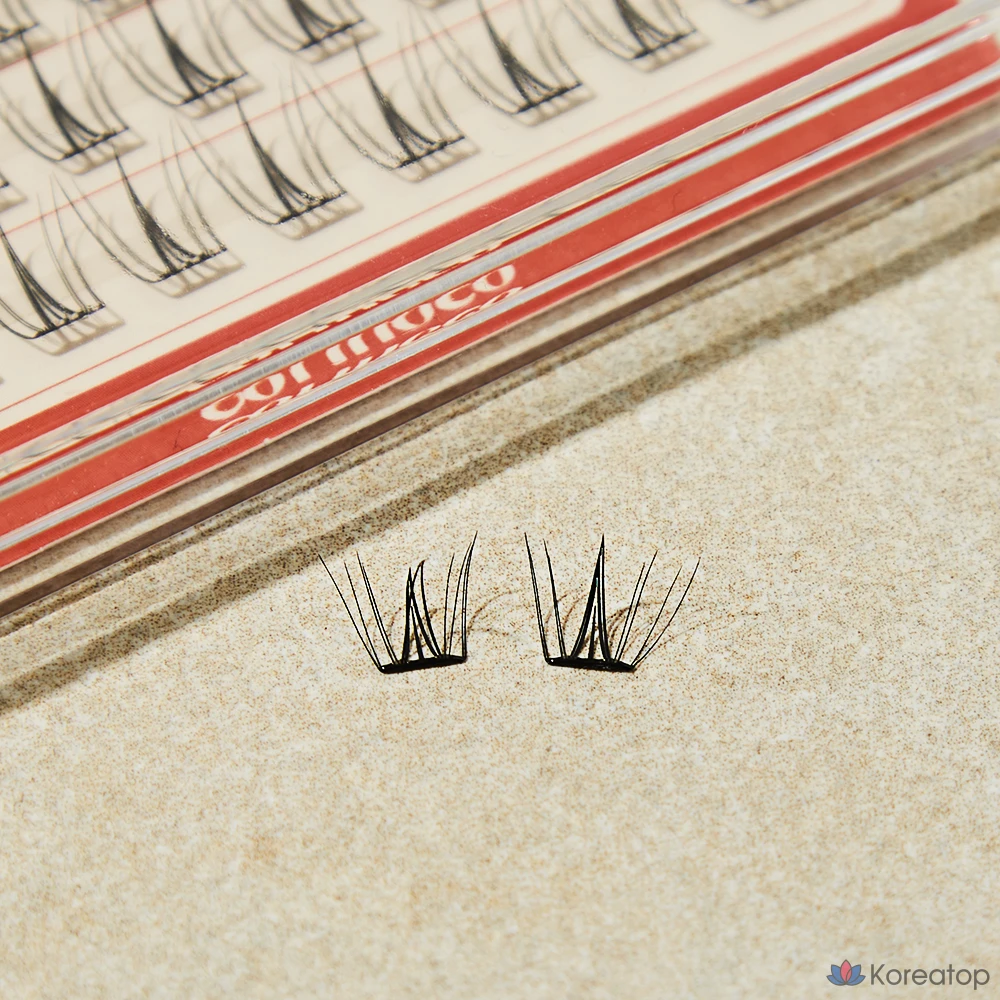 Накладные ресницы Corinco TokTok Hara без клея, цвет Cherry Cock, 1 шт.