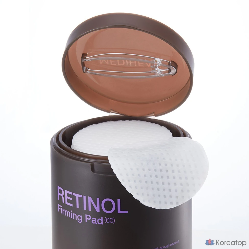 Укрепляющие подушечки Mediheal с ретинолом, 260 мл, 1 шт., 60 штук.