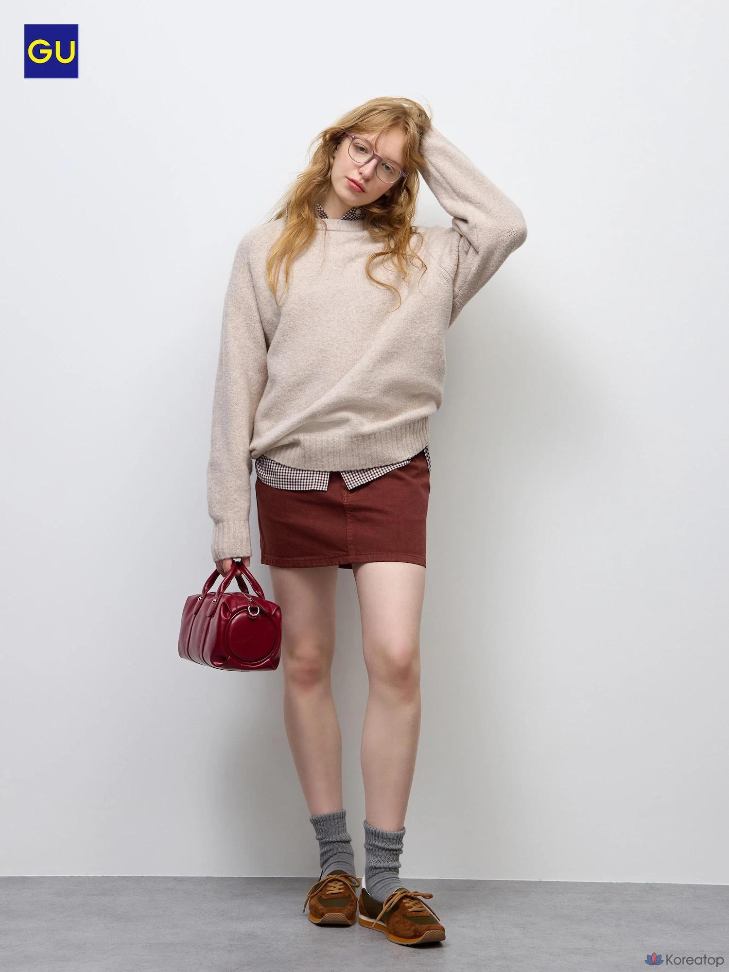 Мини-юбка джинсовая Uniqlo Low Waist Denim Mini Skirt