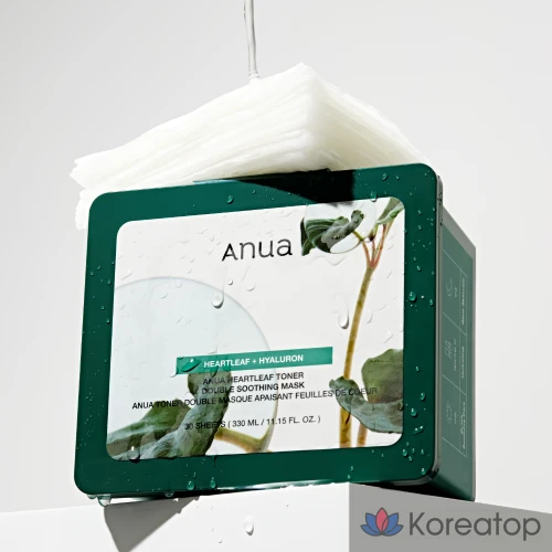 Успокаивающая маска Anua Eoseongcho Double Soothing Mask, 2 шт., 30 штук, фото 2