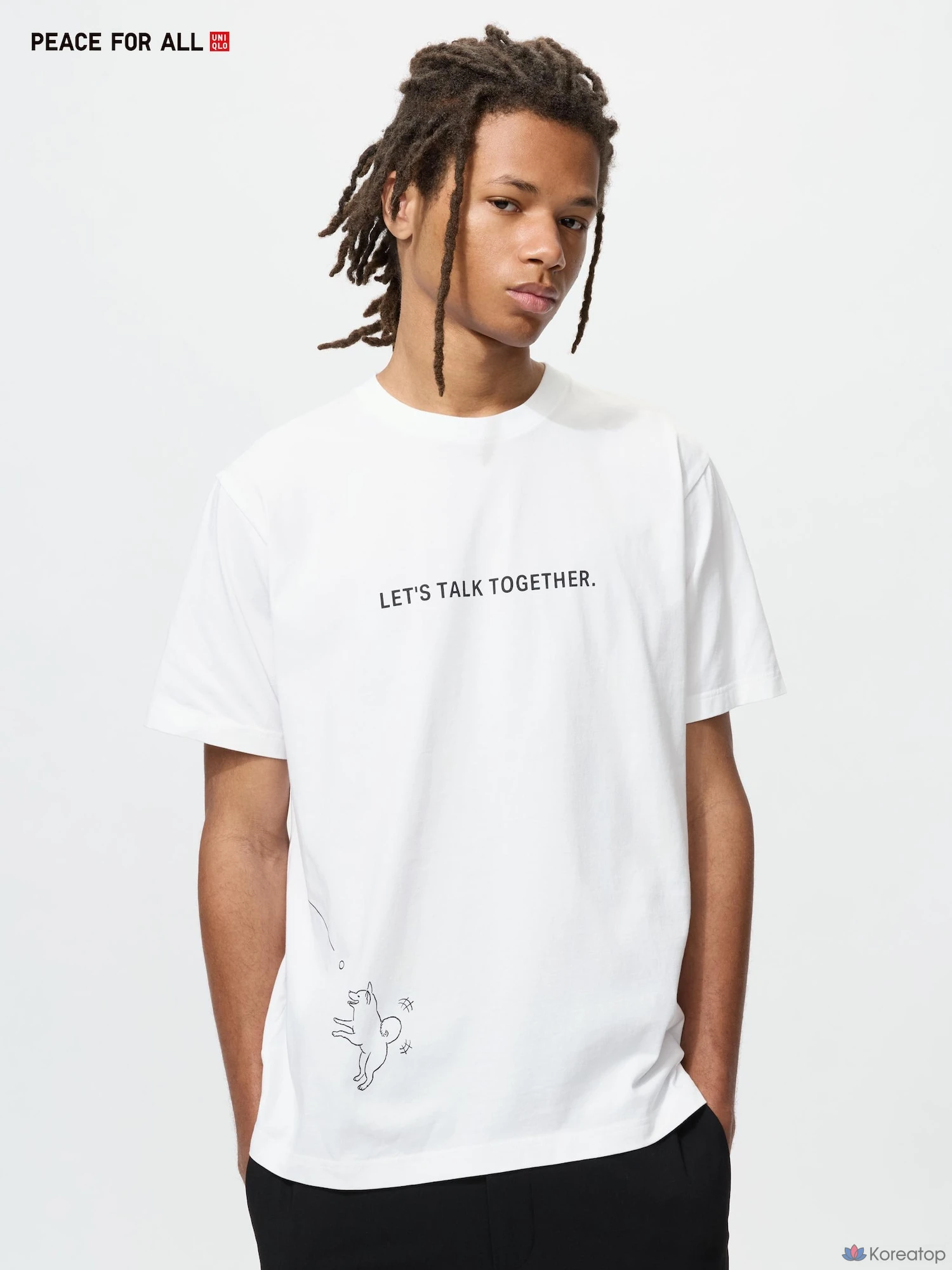Футболка Uniqlo PEACE FOR ALL Graphic T Regular Fit Kuriyama
