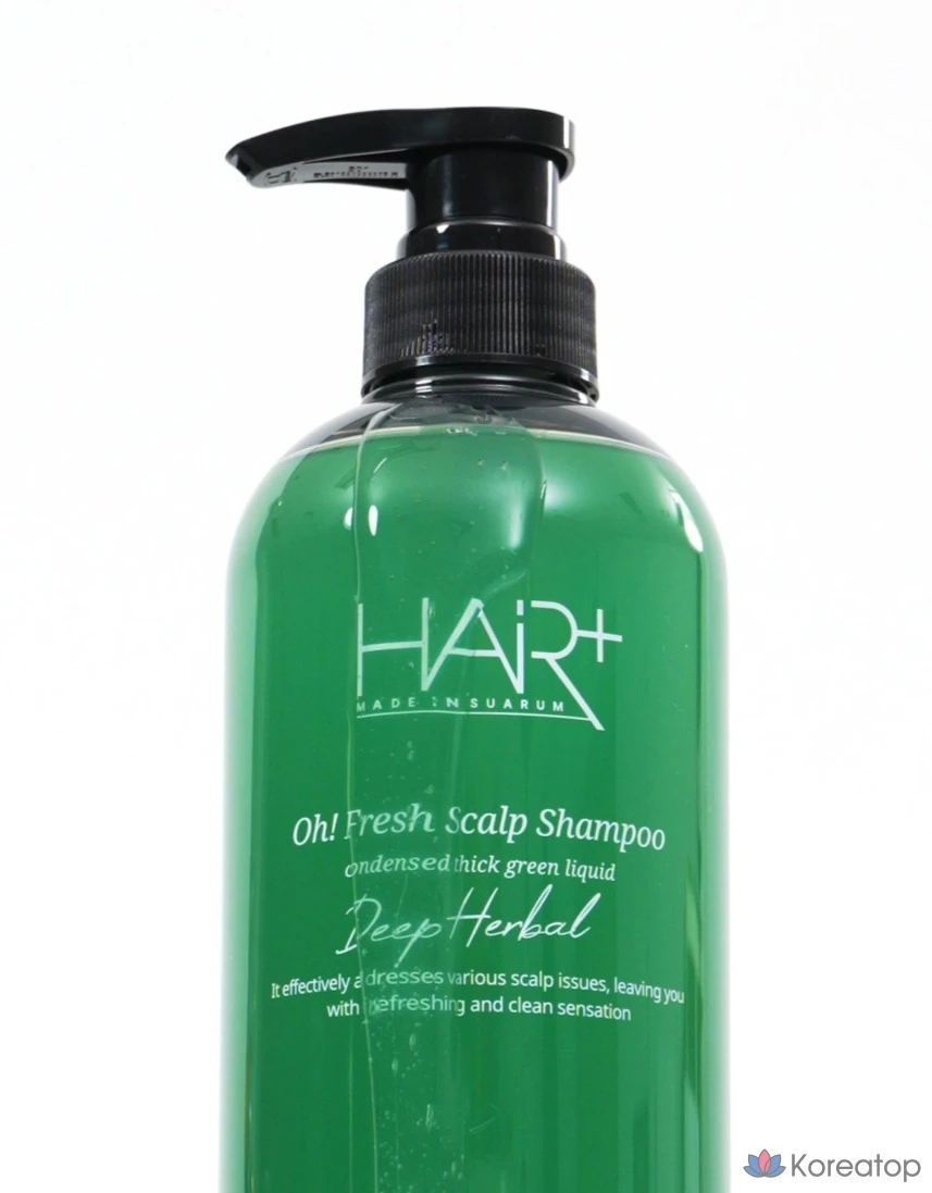 Шампунь для глубокого травяного очищения кожи головы Hair Plus Opresh с ароматом свежей зелени, 700 мл, 1 шт., фото 4