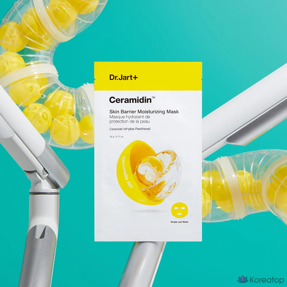 Увлажняющая маска для кожи Dr. Jart+ Ceramidin Skin Barrier, 22 г, упаковка из 5 и 6 штук., фото 3