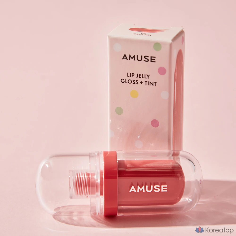 Тинт для губ AMUSE Jel-Fit Tint, оттенок 07 Caramel, 1 шт., фото 2