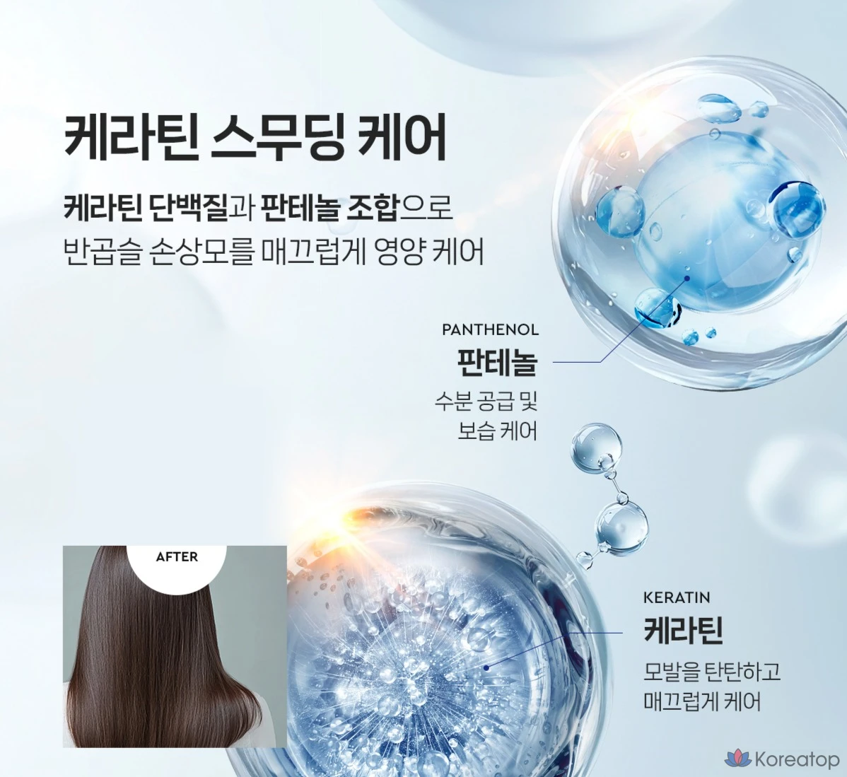 Шампунь KeraSys Repair Clinic Smoothing Care с протеинами для поврежденных волос, 980 мл, 1 шт.