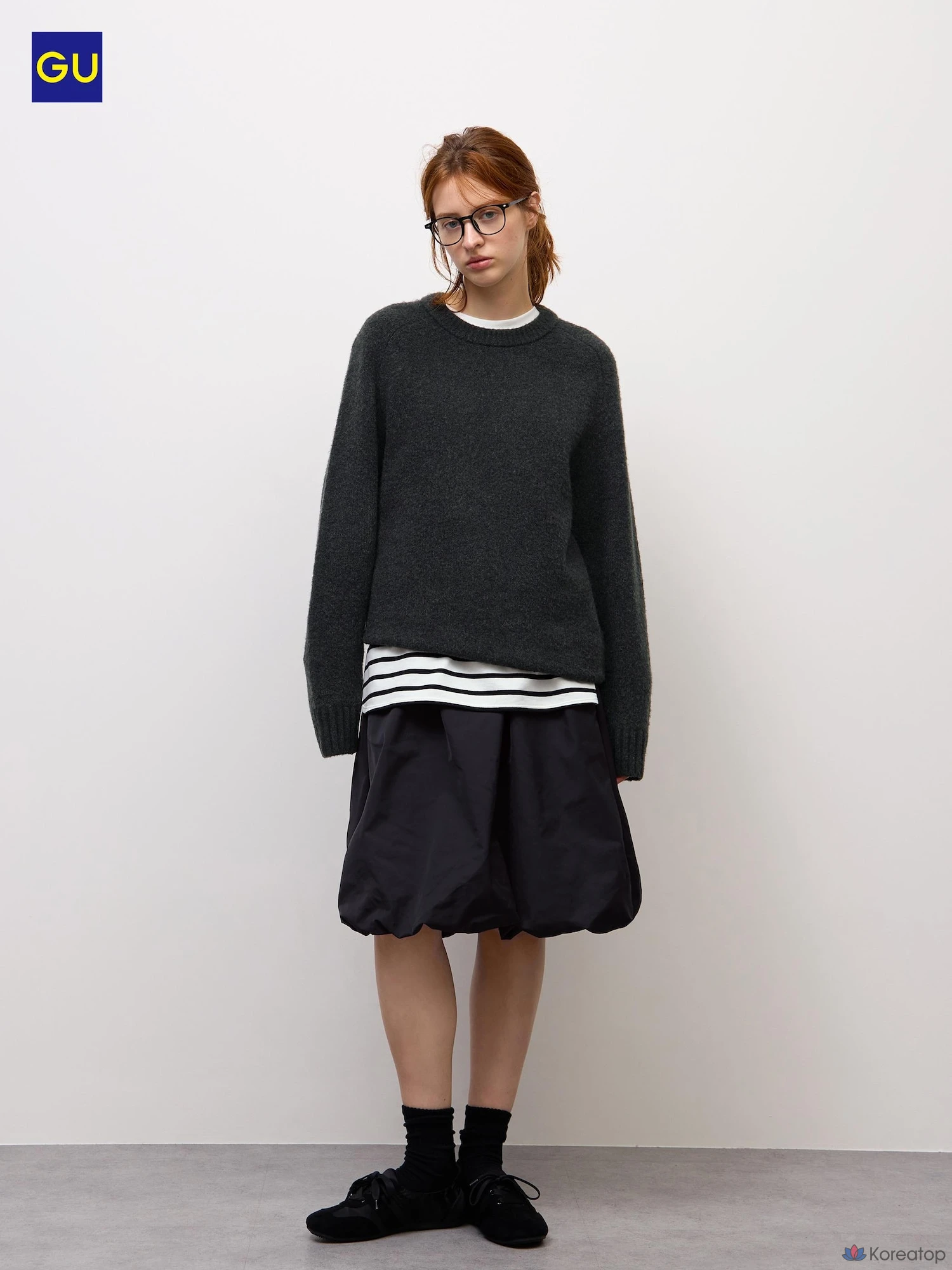 Юбка Uniqlo Balloon Midi Skirt