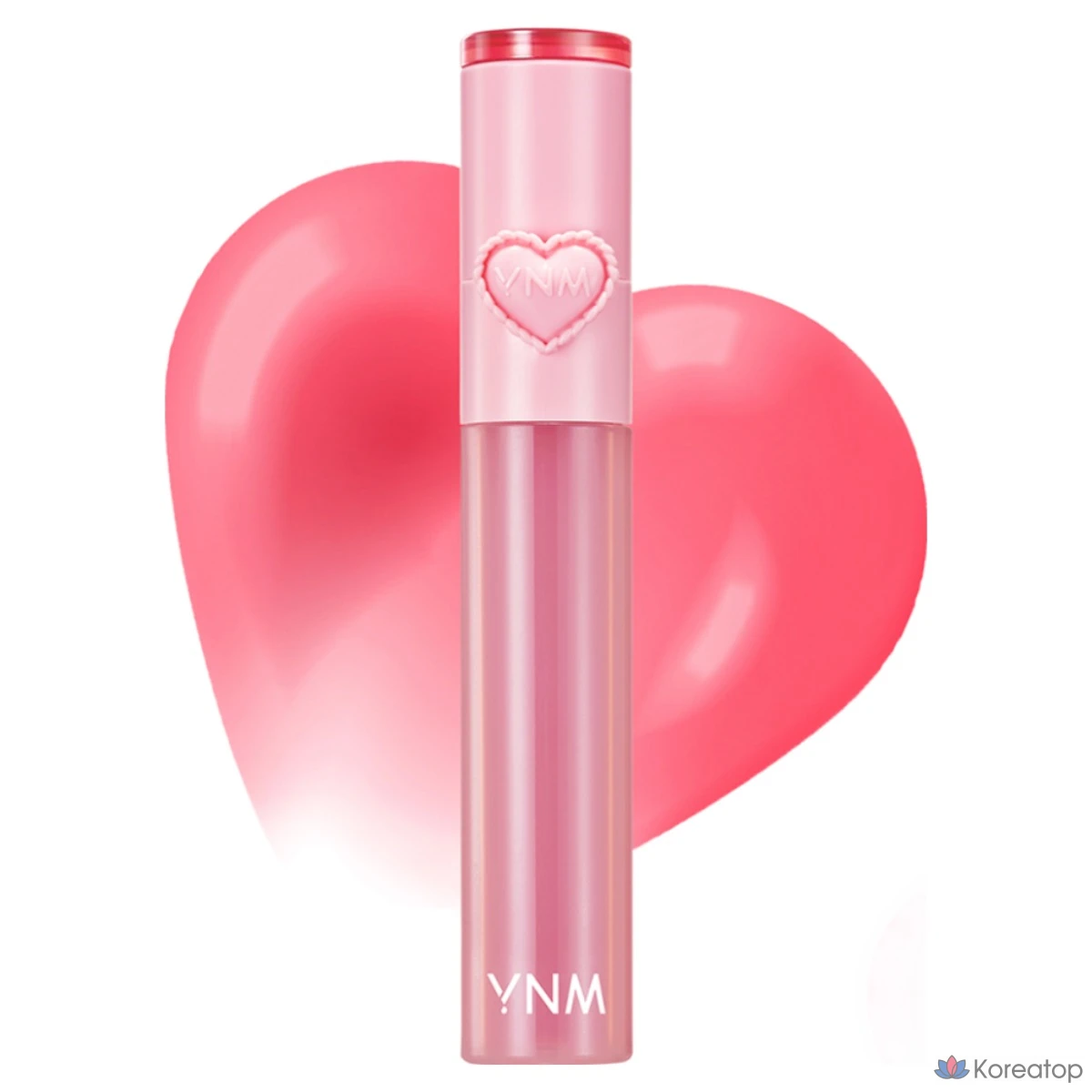 YNM Heart Gelling Tint (со встроенной силиконовой кисточкой), 01 Персиковый гелевый оттенок, 2,6 г, 1 шт.