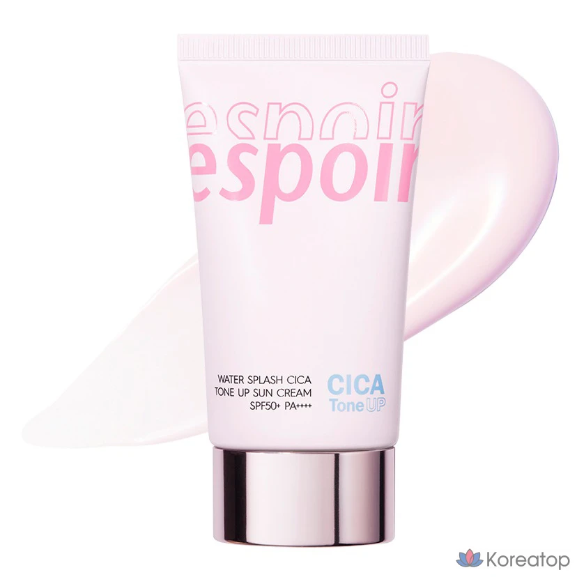 Солнцезащитный крем Espoir Water Splash Cica Tone-Up Sunscreen SPF50+ PA++++, 60 мл, 1 шт.