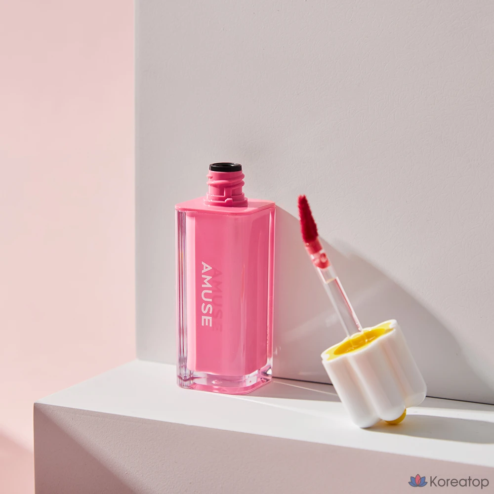 Тинт для губ AMUSE Dew Tint, оттенок 05 Strawberry, 1 шт., фото 4