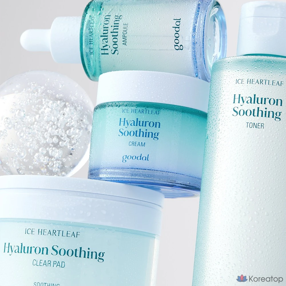 Успокаивающий тоник Goodal Eoseongcho с гиалуроновой кислотой, 2 шт., 350 мл