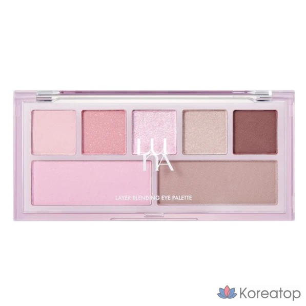 Палетка теней для век Luna Layer Blending Eye Palette, оттенок 04 Lilac Letter, 1 шт.