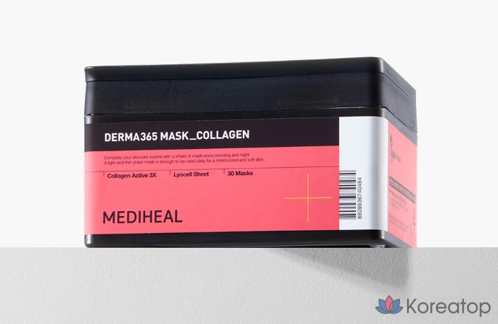 Коллагеновая маска Mediheal Derma365, 30 штук в упаковке, 2 упаковки., фото 2