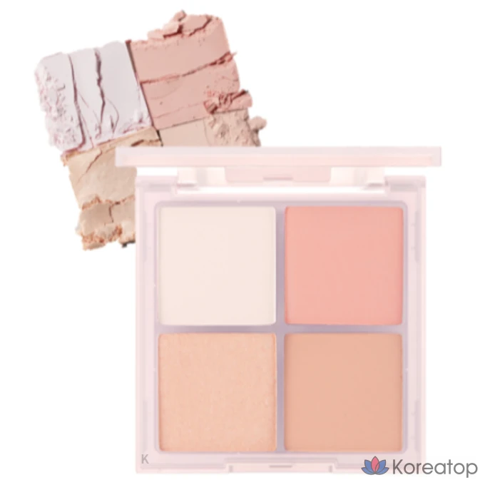 Палетка румян VDL Cheek Stain 10 г, оттенок Iconic Peach (теплый тон), 1 шт.