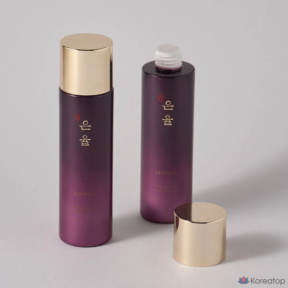 Базовый набор тоника-лосьона Eunyul Premium Oriental Medicine, тоник для кожи 150 мл, лосьон 150 мл, 1 комплект.