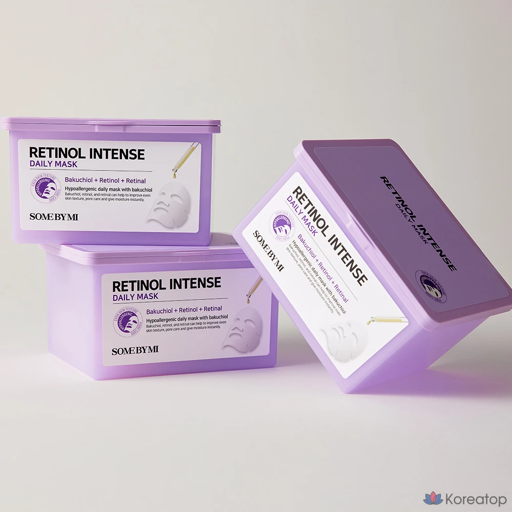 Набор интенсивных ежедневных масок с ретинолом Some By Mi, 1 шт., 30 листов.