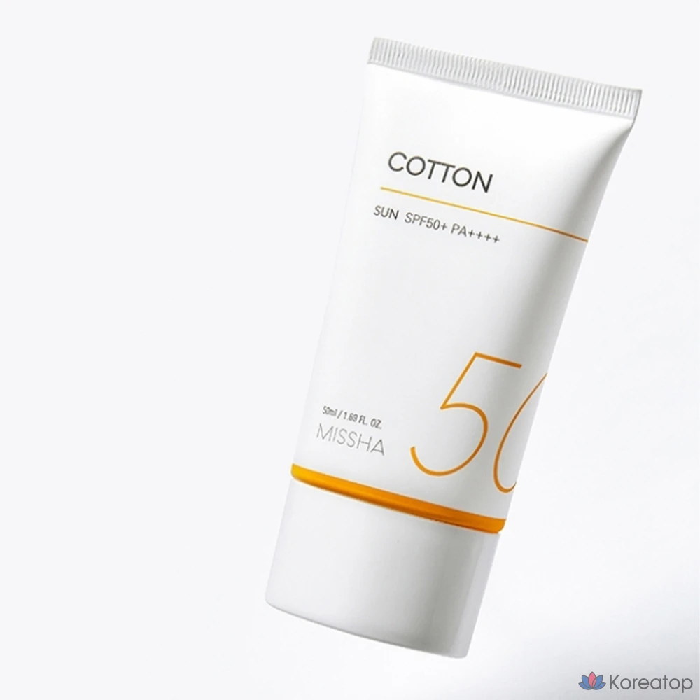 Солнцезащитный крем Missha All Around Safe Block Cotton SPF50+ PA++++, 50 мл, 1 шт.