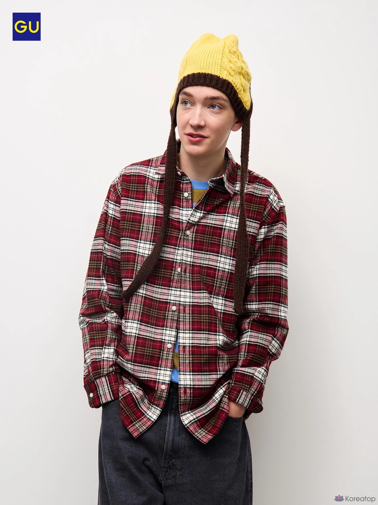 Рубашка Uniqlo Flannel Check Shirt C