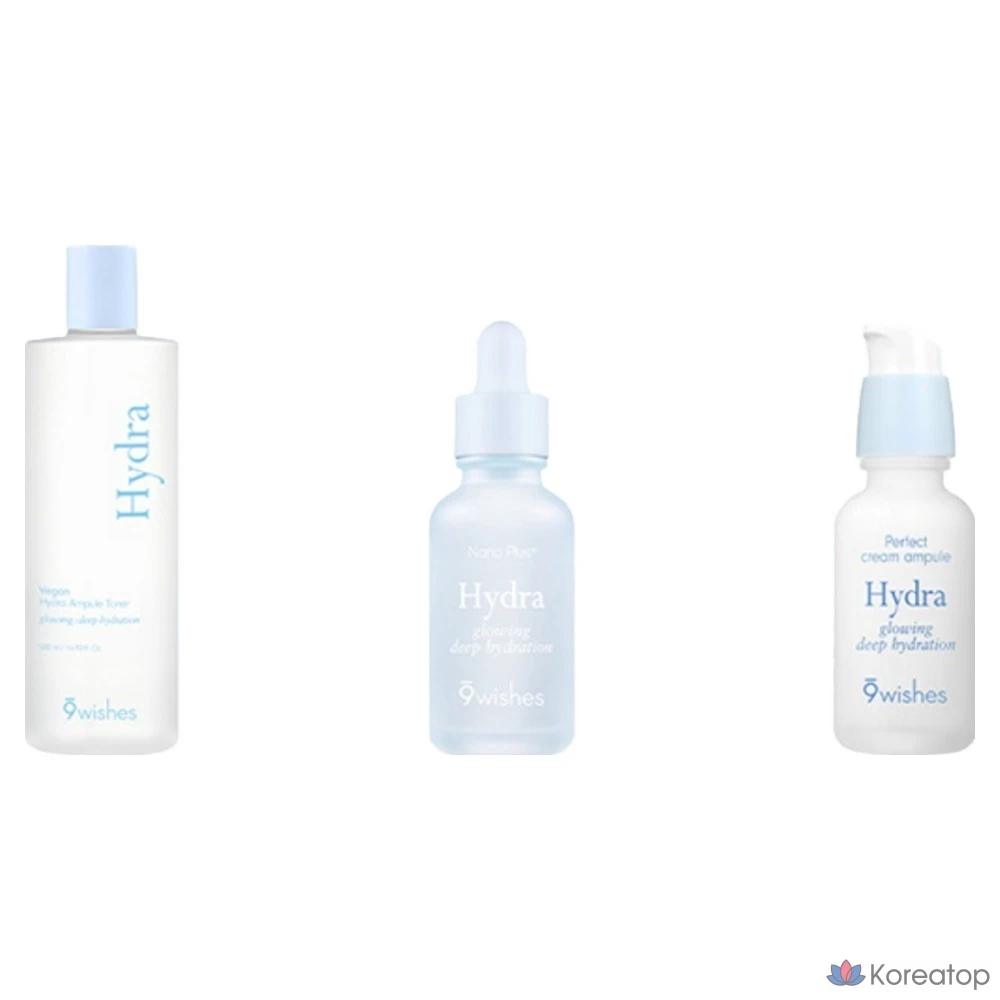 Ампульная сыворотка 9wishes Hydra Plus Ampoule, 30 мл, 1 шт.