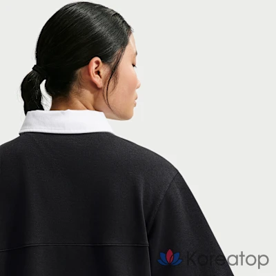 Поло женское Nike Sportswear Oversized Short-Sleeve Polo, фото 2