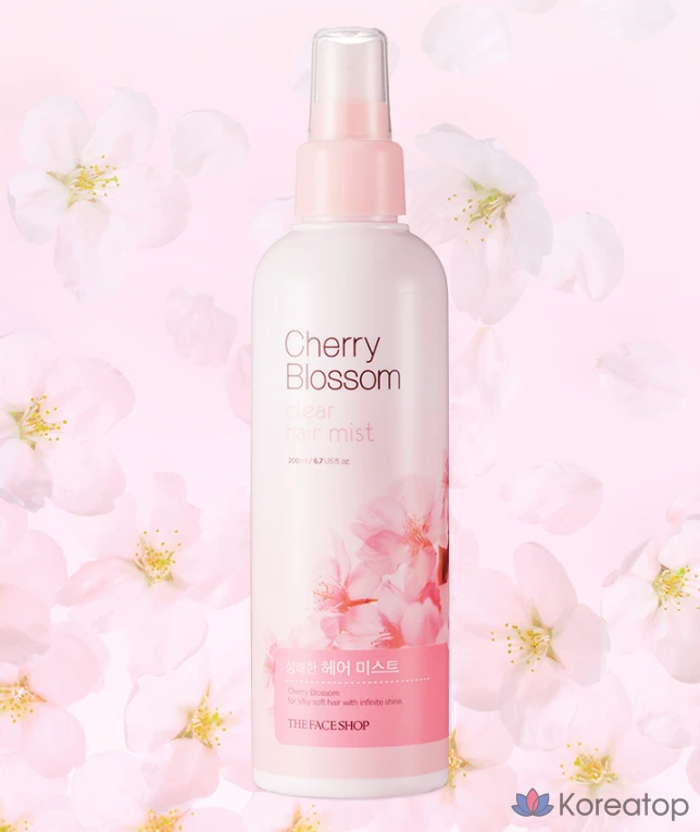 Спрей для волос The Face Shop Cherry Blossom Clear Hair Mist, 200 мл, 1 шт.