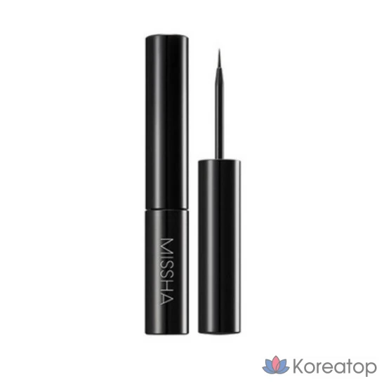 Жидкая подводка для глаз Missha Liquid Sharp Liner, черная, 1 шт.