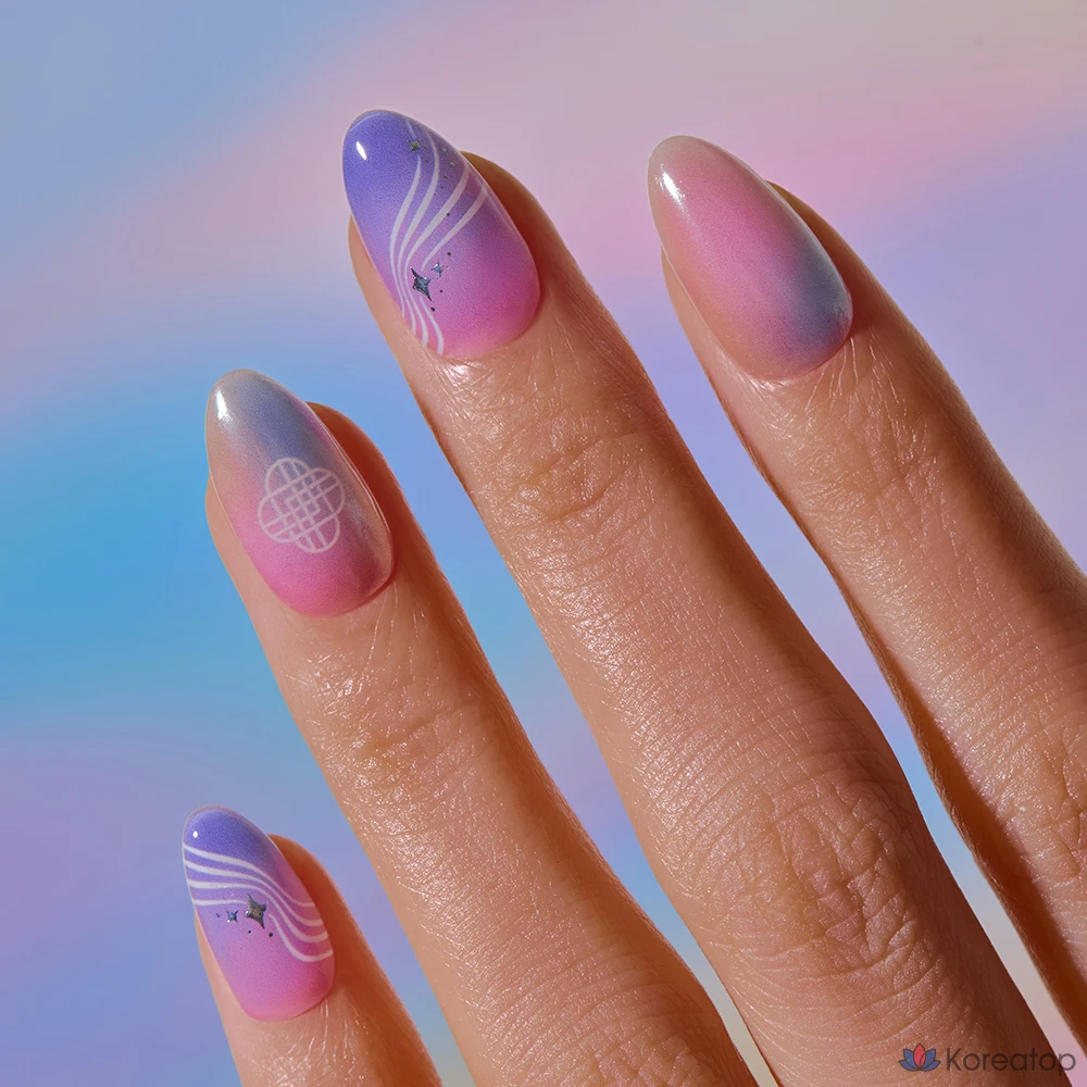 Гель-лак для ногтей Ohora Real Gel Tip, оттенок Aurora Halo, 1 шт., фото 6