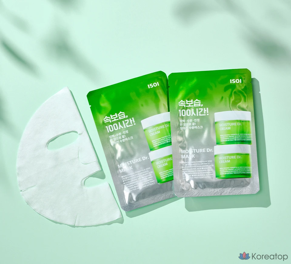 Увлажняющая маска Isoi Moisture Doctor Jang Su-jin, 10 штук, 4 упаковки, фото 5