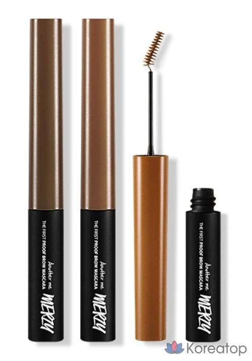 Тушь для бровей MERZY the First Proof, 3,5 г, BM1 Cocoa, 1 шт., фото 6