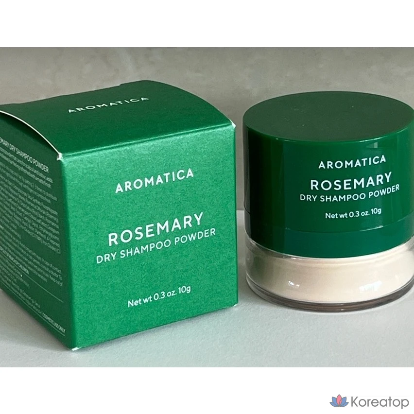 Сухой шампунь-пудра с ароматом розмарина для ухода за волосами, контроля жирности и придания объема, 10 г, 1 комплект.