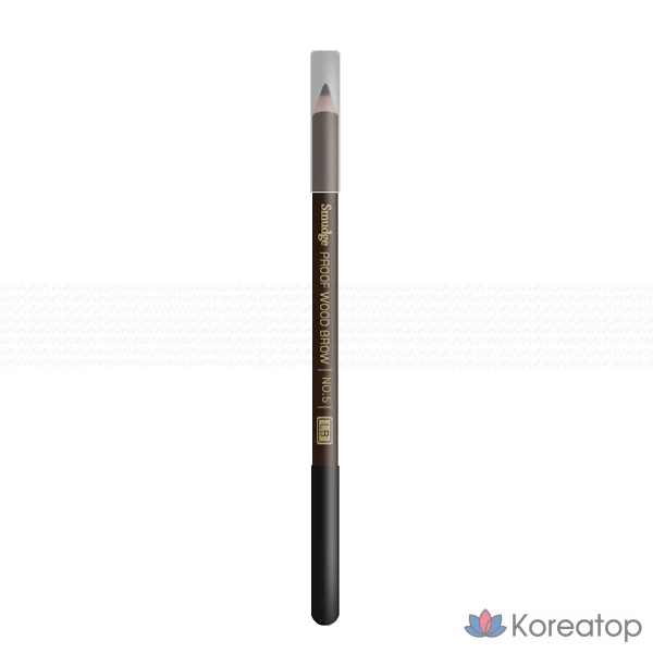 Накладные брови Missha Smudge Proof Wood, 90 мм, светло-коричневые, 1 шт.