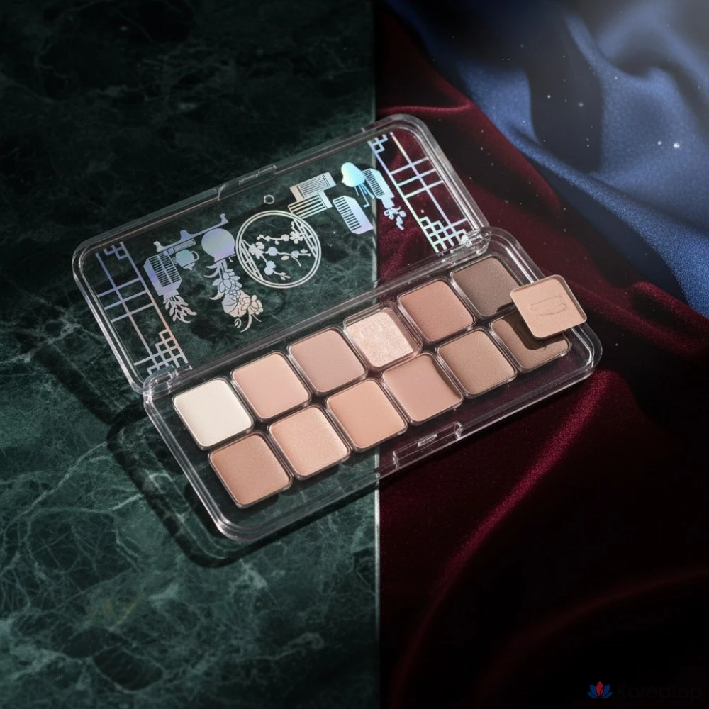 Палетка теней для век Clio Pro Eye Palette Air, оттенок Daily Clio Eye Shadow, 07 Lavender, 1 шт.