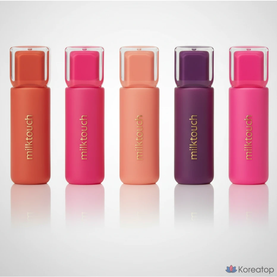 1+1 Milk Touch Jelly Fit Long-Lasting Moisture Glow Tint, 1 шт., 04 Mute Peacock Plum