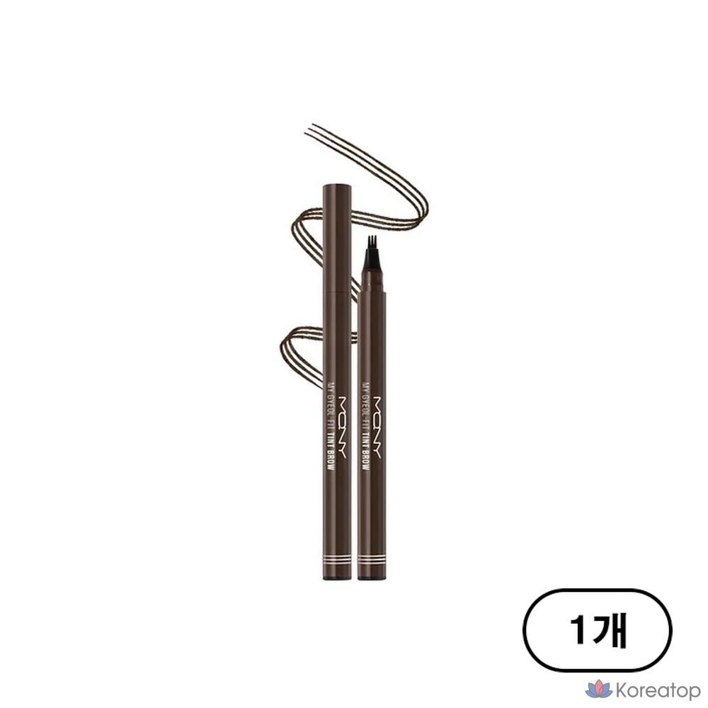 Тинт для бровей Mqny New York My Fit, 0,8 г, серо-коричневый, 1 шт.