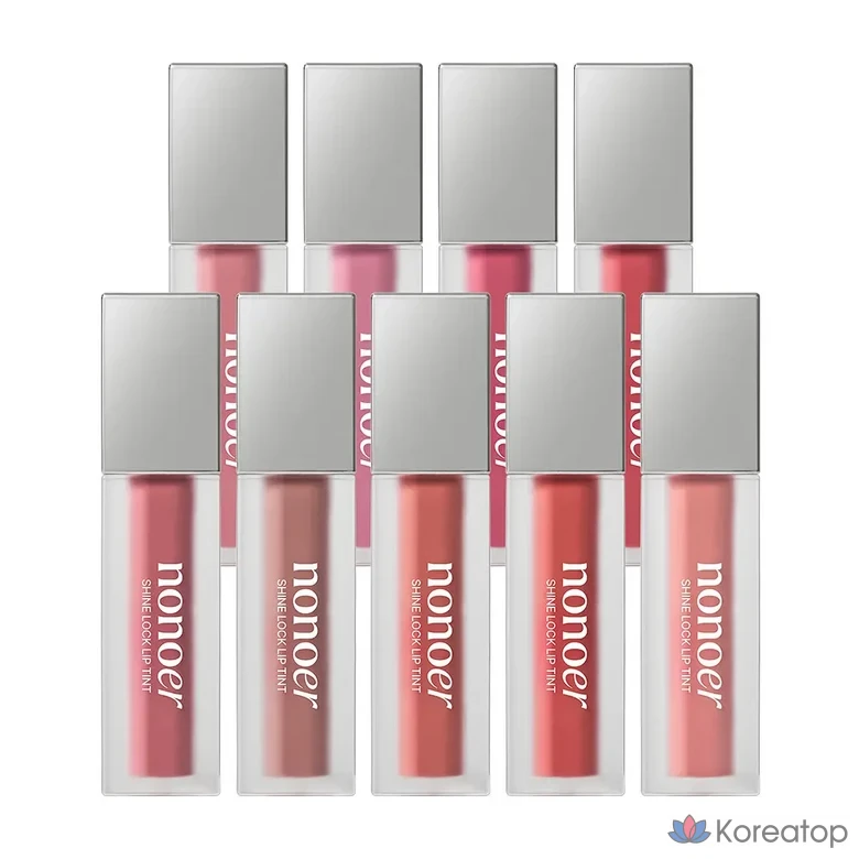 Тинт для губ NONOER Shine Lock, 1 шт., 5 г, оттенок 002 Rosy Nut