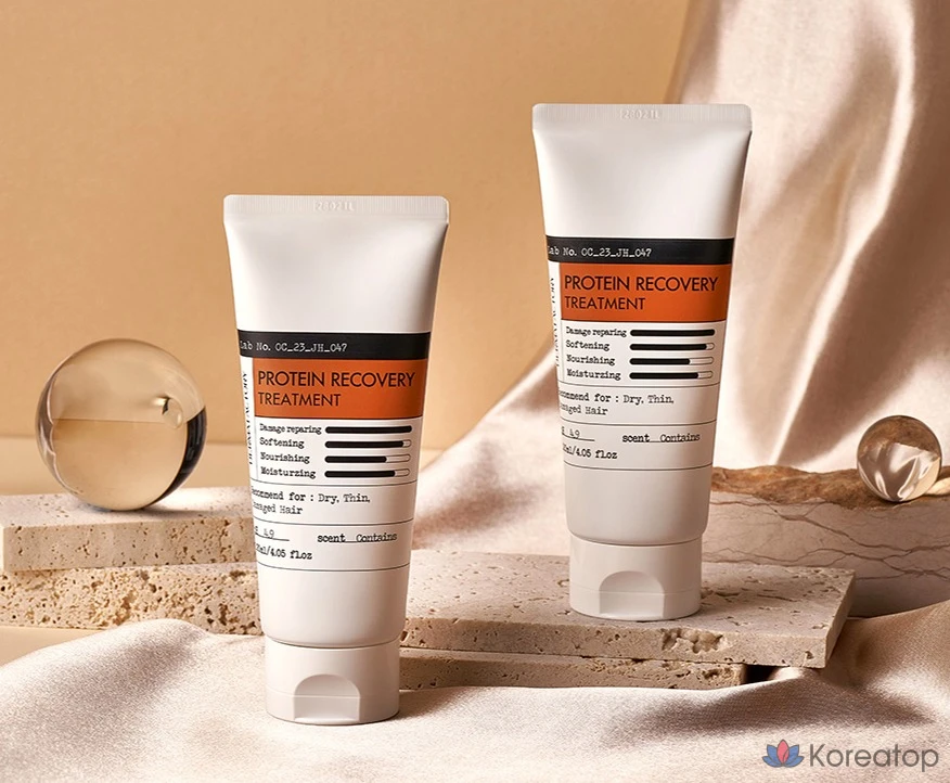 Восстанавливающая протеиновая маска для волос Derma Factory, 1 шт., 120 мл