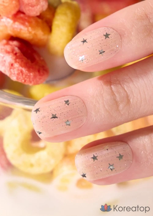 Гель-лак для ногтей Ohora Gel Strip Nail, оттенок N Milky Star, 1 шт., фото 6