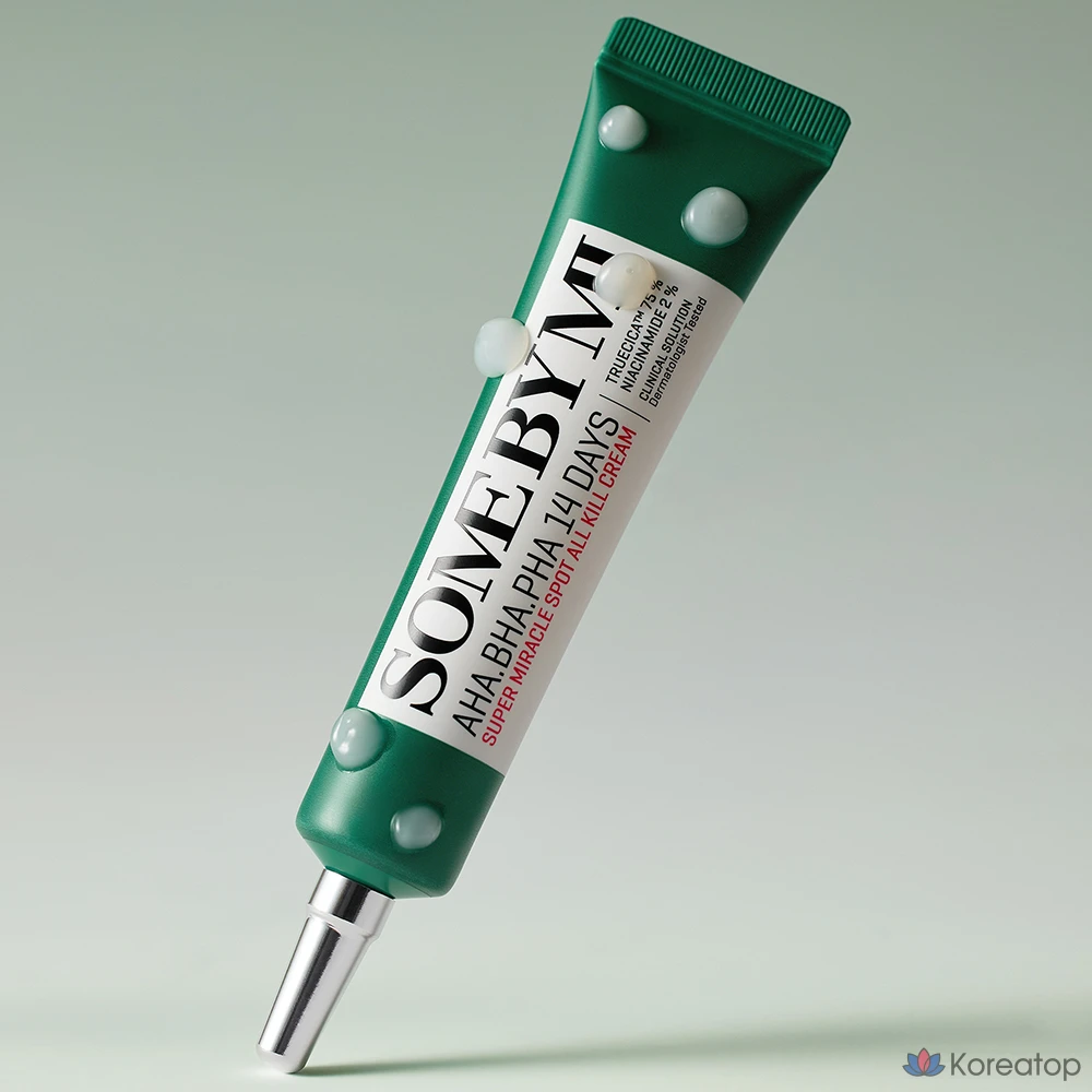 Крем для точечного лечения прыщей Some By Mi AHA BHA PHA 14 Days Spot All-Kill Cream, 30 мл, 1 шт.