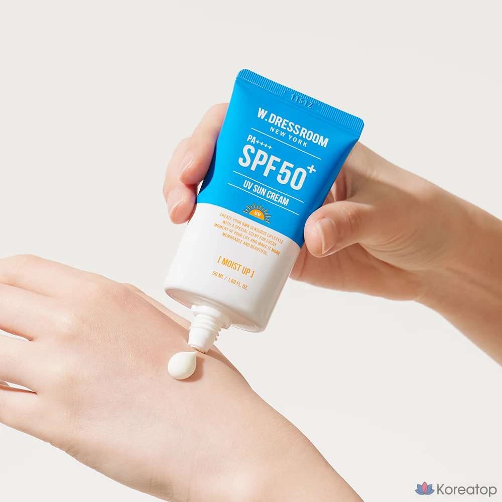 Увлажняющий солнцезащитный крем W.Dressroom SPF50+ PA++++, 50 мл, 1 шт.