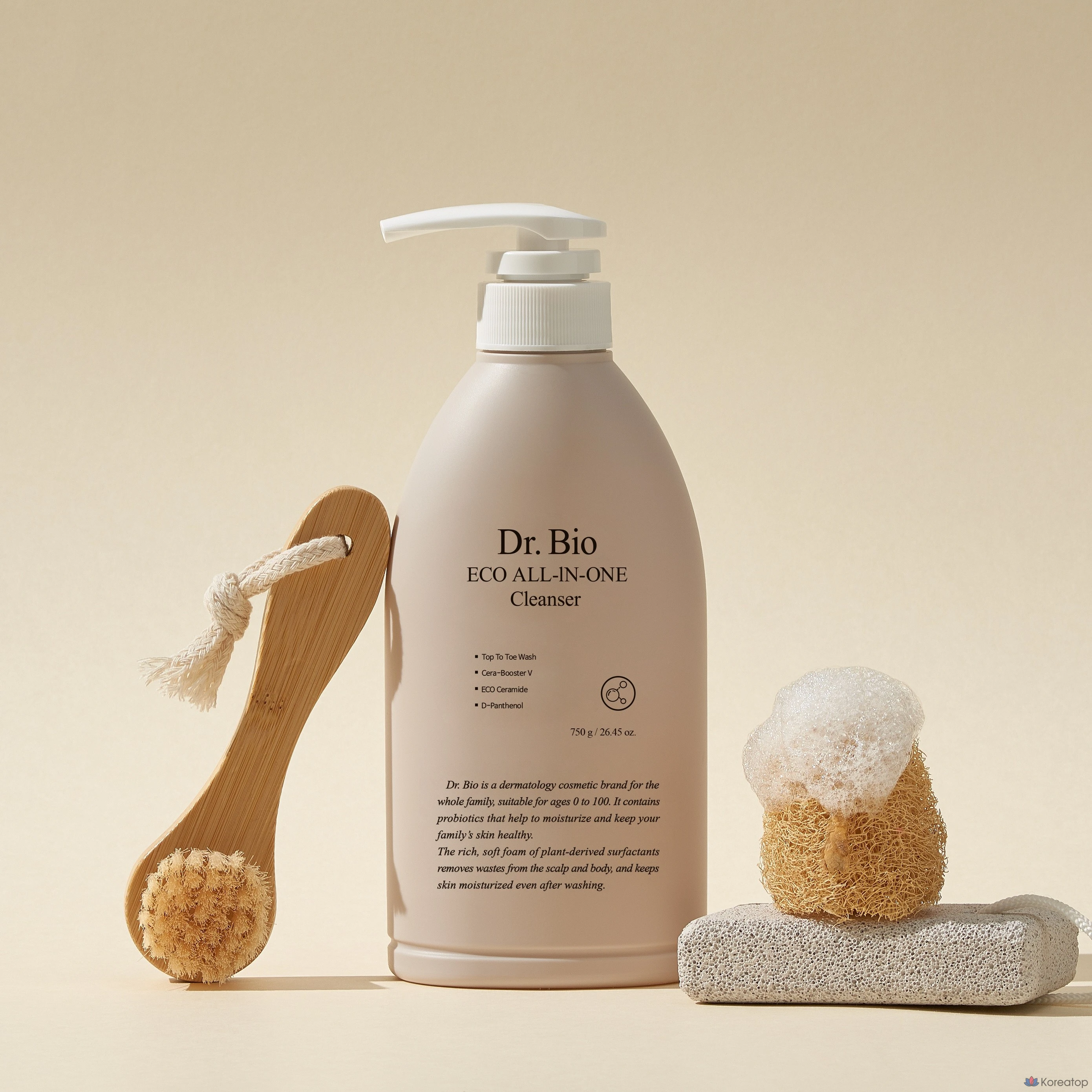 Лосьон для лица и тела Dr. Bio Eco 750 г + универсальное очищающее средство 750 г (1 комплект)