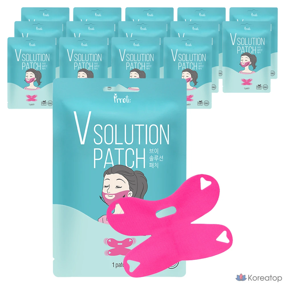 Пластыри Prreti V-Line Solution, 1 упаковка, 15 штук