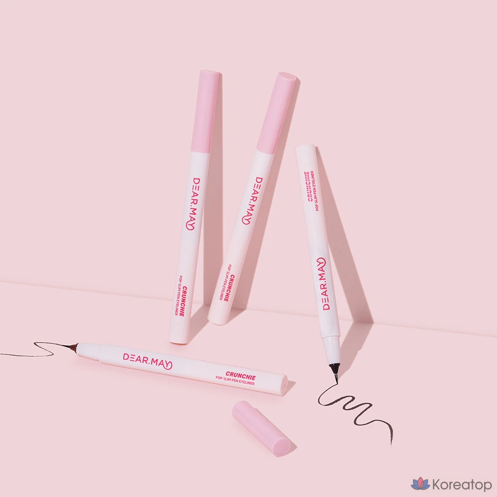 Подводка для глаз DEARMAY Crunch Pop Slim Pen Eyeliner, 0.5g, 1 шт., цвет 02, коричневый.