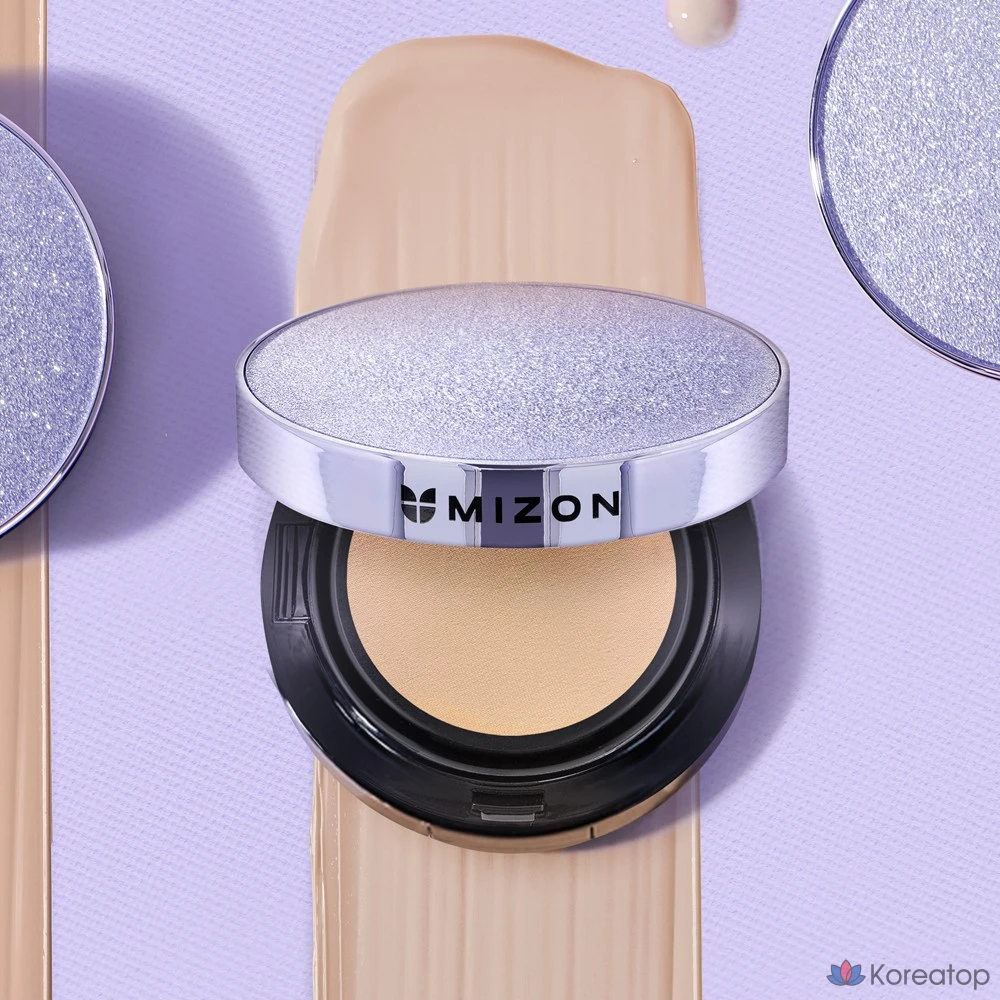 Веганский коллагеновый тональный крем Mizon Vegan Collagen Cushion (основной продукт 15 г + сменный блок 15 г), № 21, 1 шт.