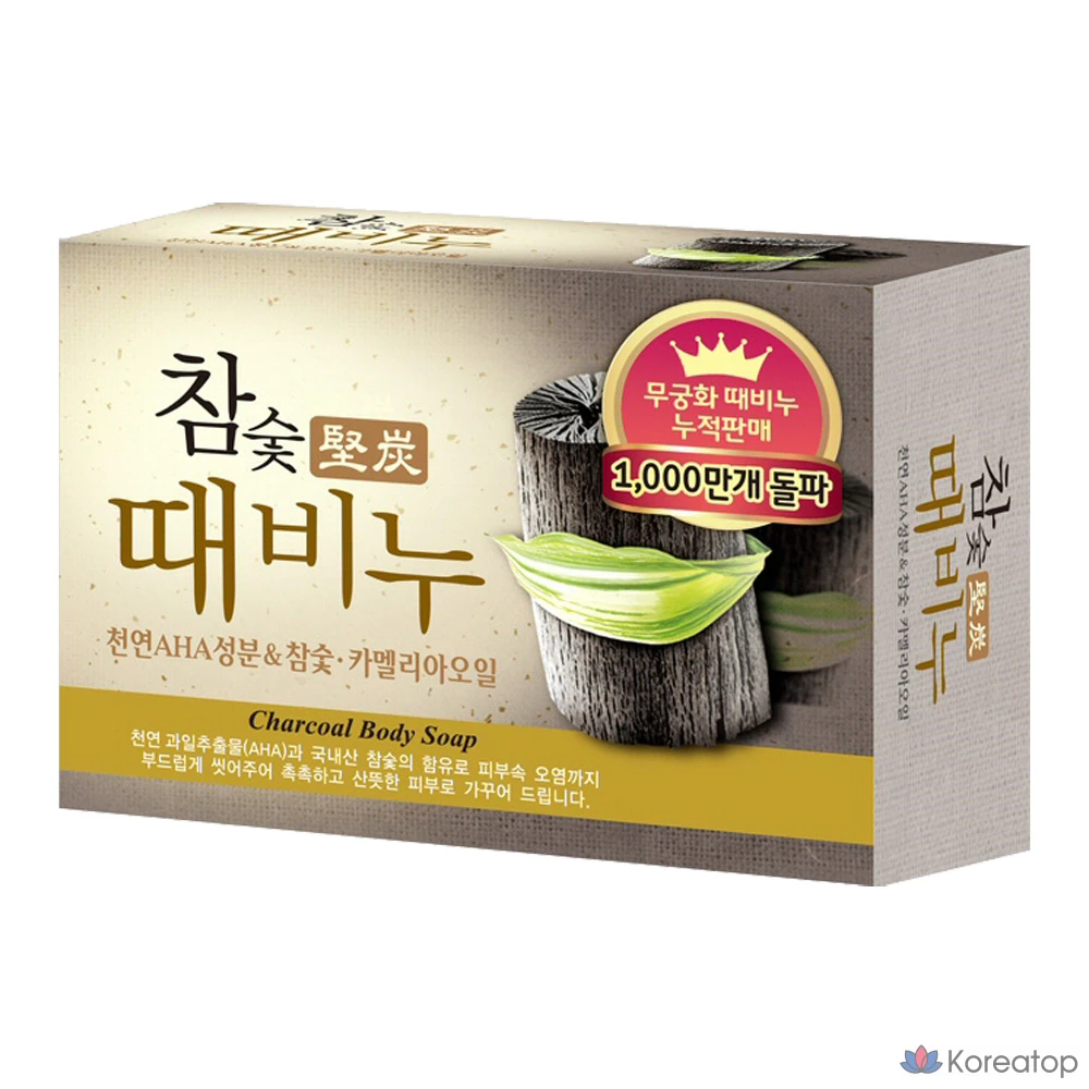 Угольное мыло Mukunghwa, 90 г, 1 упаковка